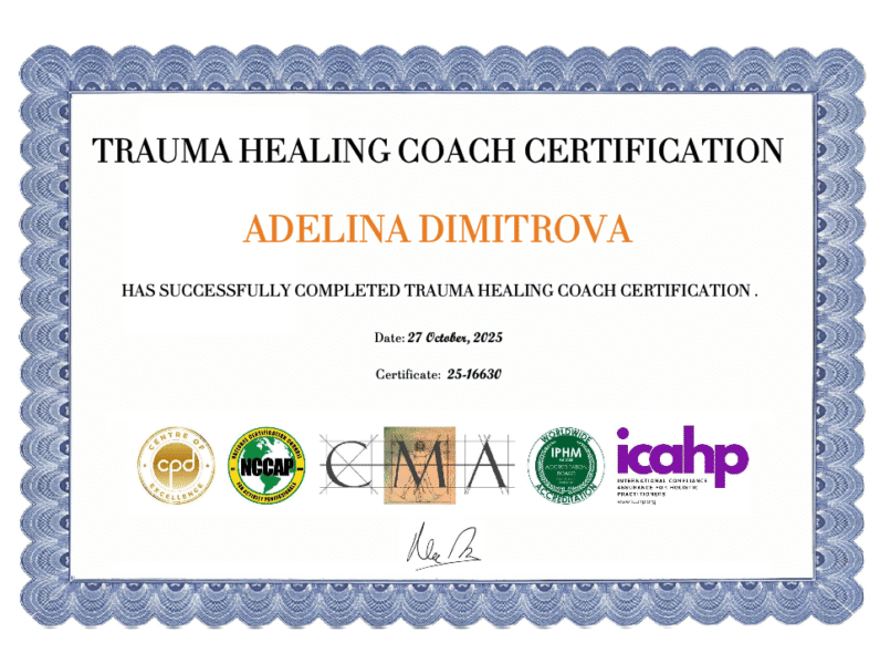 TRAUMA HEALING COACH CERTIFICATION