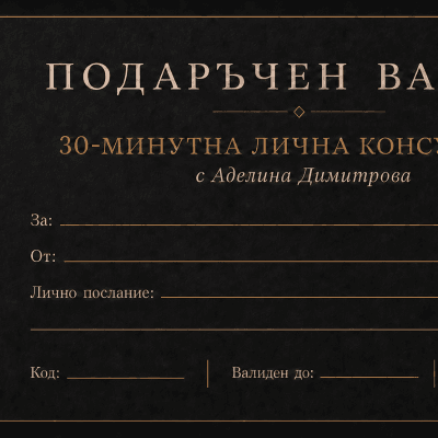 Подари 30-минутна лична консултация