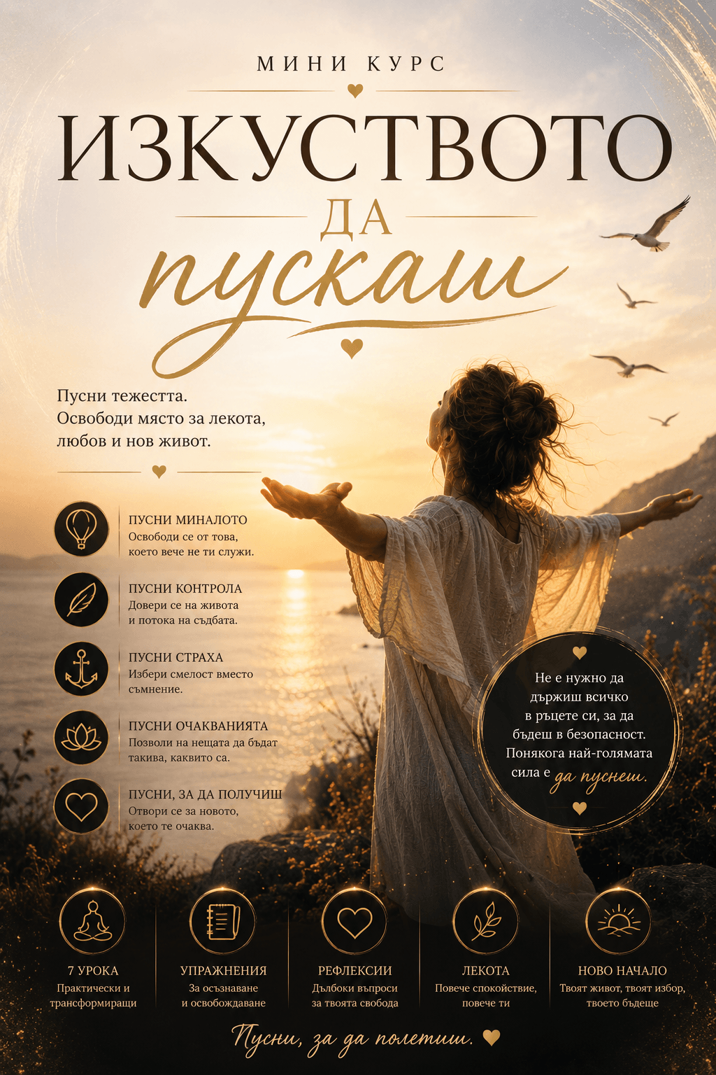 икуството да пускаш мини курс