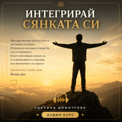 🎧 Аудио курс "Интегрирай Сянката Си: Отключи Скрития Потенциал"