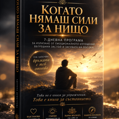 Когато нямаш сили за нищо — електронна книга